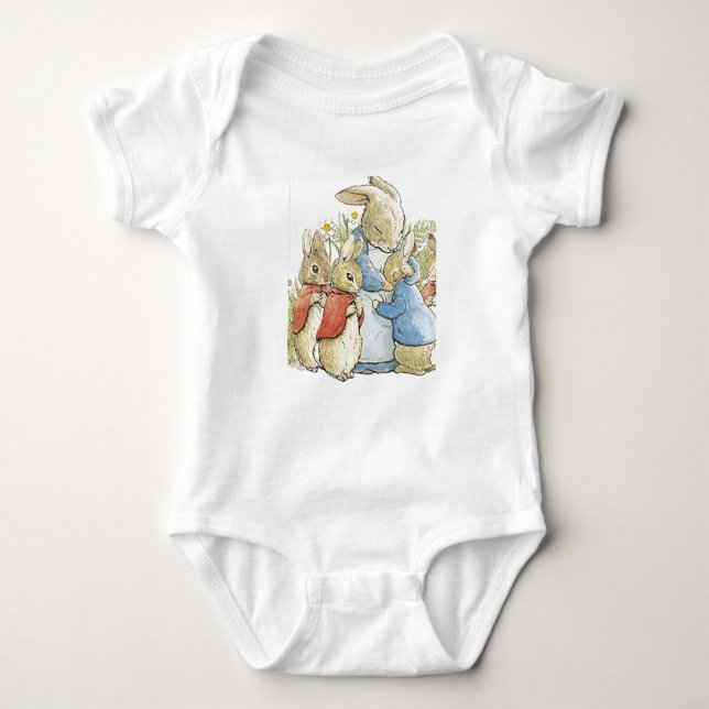 Peter Rabbit 8   Baby Bodysuit (Front)