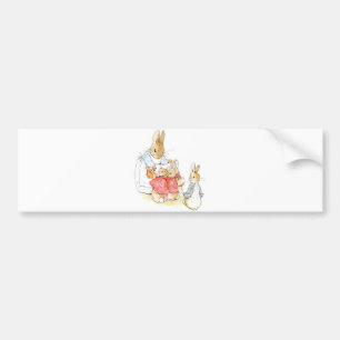 Peter Rabbit and his Sisters (by Beatrix Potter) Bumper Sticker