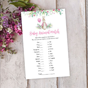 Peter Rabbit Baby Animal Match Game