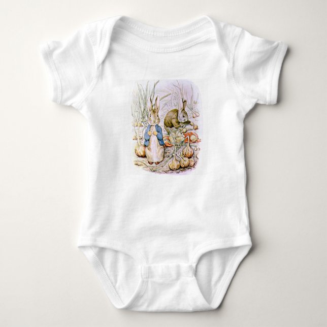 Peter rabbit  baby bodysuit (Front)