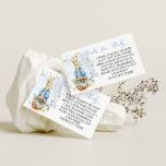 Peter Rabbit Baby Boy - Books for Baby Insert Card<br><div class="desc">This is a matching Peter Rabbit Baby Boy. Books for Baby Insert Card,  featuring blue wildflowers.</div>