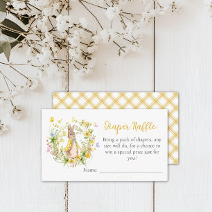 Peter Rabbit Baby shower Diaper Raffle Enclosure C