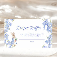 Peter Rabbit Baby Shower Diaper Raffle Tickets