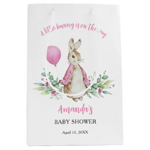 Peter Rabbit Baby Shower Medium Gift Bag