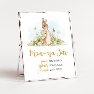 Peter Rabbit Baby Shower Mum Osa Bar Poster