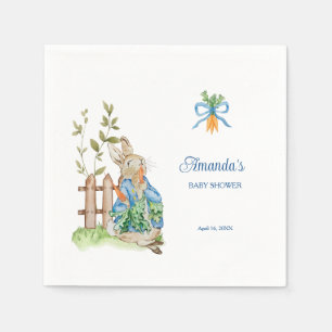 Peter Rabbit Baby Shower Napkin