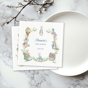 Peter Rabbit Baby Shower Napkin