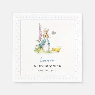Peter Rabbit Baby shower napkins