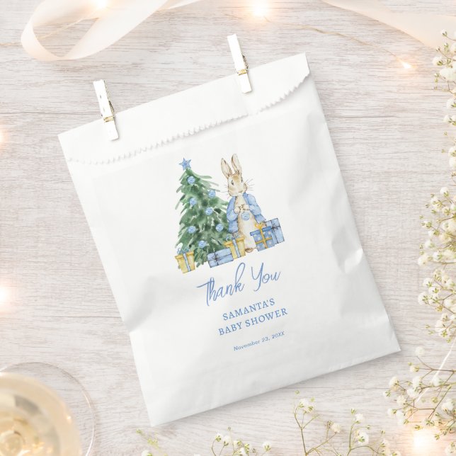 Peter Rabbit Baby Shower Thank you Favour Bag (Clipped)
