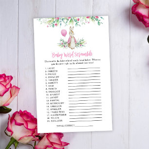 Peter Rabbit Baby Word Scramble Game