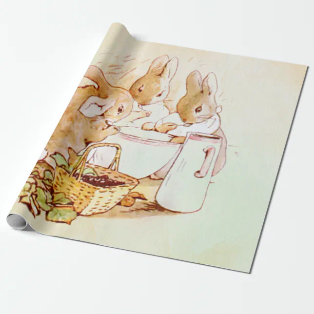 Peter Rabbit Beatrix Potter Wrapping Paper Zazzle