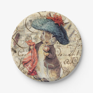 peter rabbit, benjamin bunny paper plates