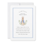 Peter Rabbit Blue Vintage Baby Shower