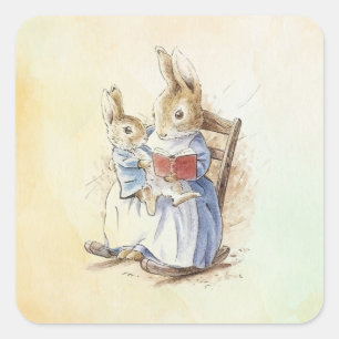 Peter Rabbit (book)  Square Sticker