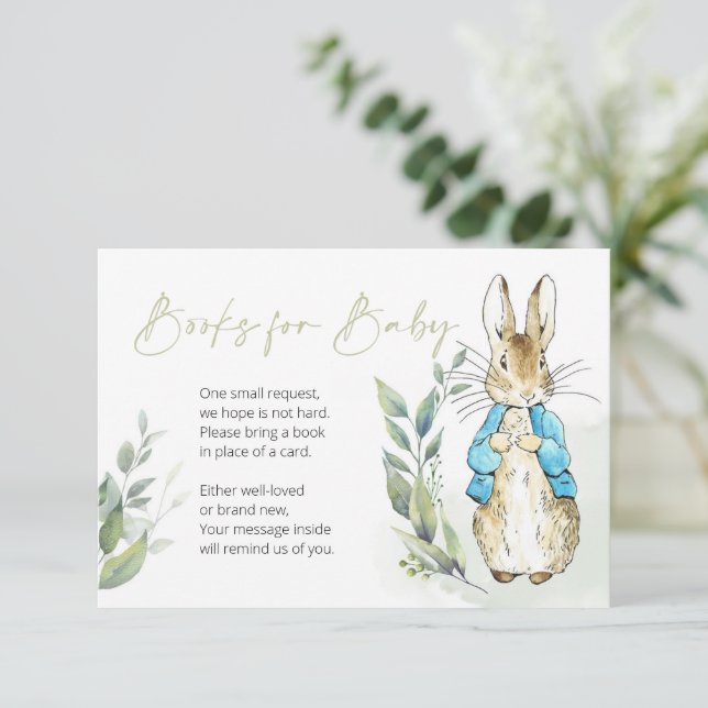 Peter Rabbit Books For Baby Book Card (Standing Front)