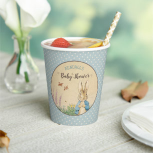 Peter Rabbit   Boy Baby Shower Paper Cups