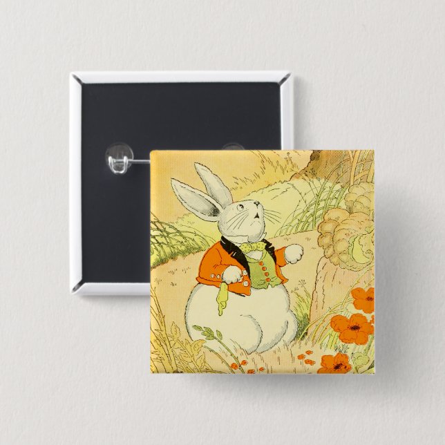 Peter Rabbit Button (Front & Back)