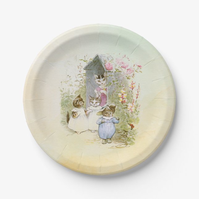 Peter Rabbit (cats)   Paper Plate (Front)