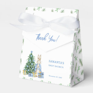 Peter Rabbit Christmas Baby Shower Thank You Favour Box