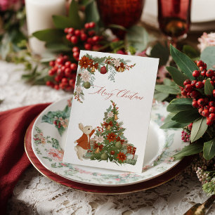 Peter Rabbit Christmas Postcard