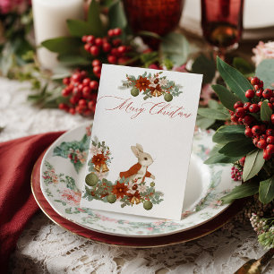 Peter Rabbit Christmas Postcard