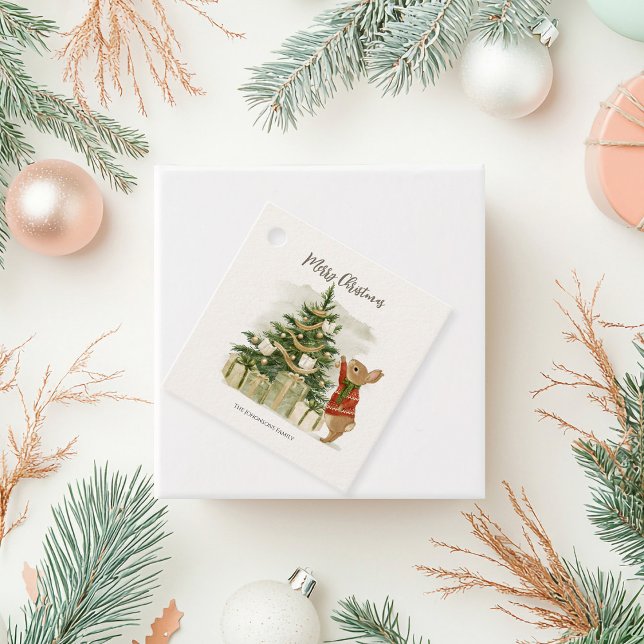 Peter Rabbit Christmas tree  Favour Tags (Creator Uploaded)
