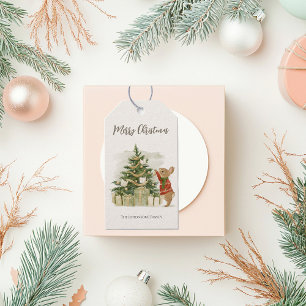 Peter Rabbit Christmas tree  Gift Tags