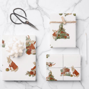 Peter Rabbit Christmas Wrapping Paper Sheet