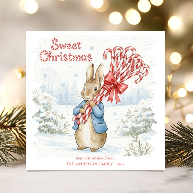 Peter Rabbit Classic Woodland Holiday Card (Creator Uploaded)