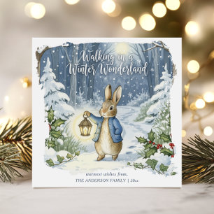Peter Rabbit Classic Woodland Holiday Card