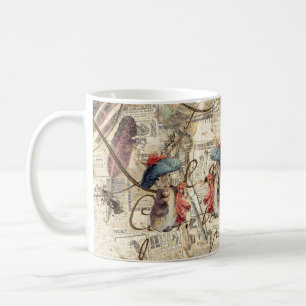peter rabbit composition coffee mug