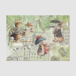peter rabbit composition  tissue paper