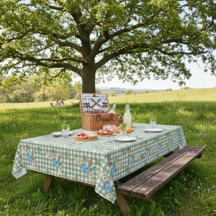 Peter Rabbit Cotton Spring Bunny Garden Design Tablecloth