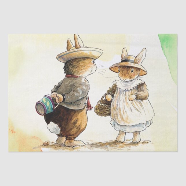 Peter Rabbit (couple) Tissue Paper (Front)