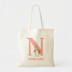 Peter Rabbit   Custom Flopsy - Letter N Tote Bag