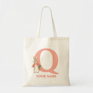 Peter Rabbit Custom Flopsy - Letter Q Tote Bag