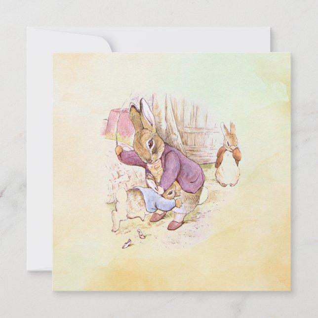 Peter Rabbit dad and son Card (Front)