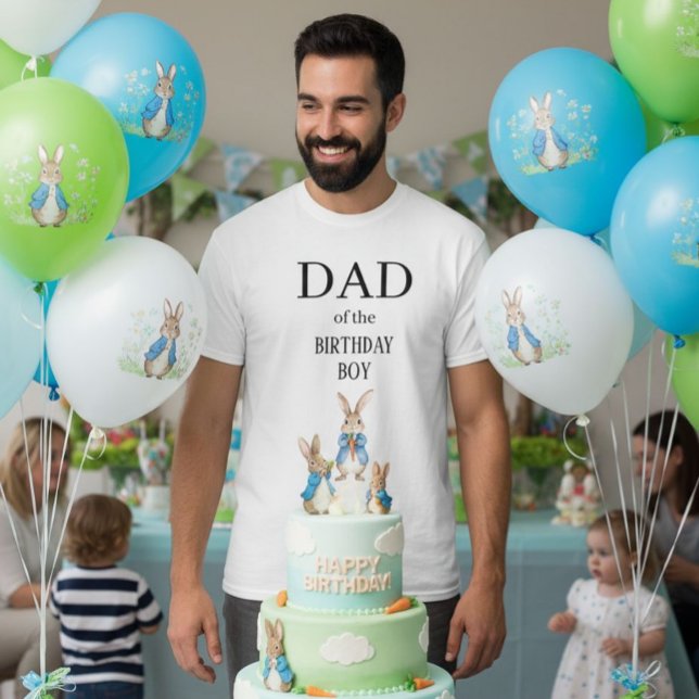 Peter Rabbit Dad of the Birthday Boy Party Family  T-Shirt (Creator Uploaded)