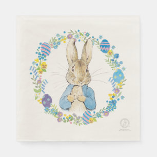 Peter Rabbit Easter Floral Napkin