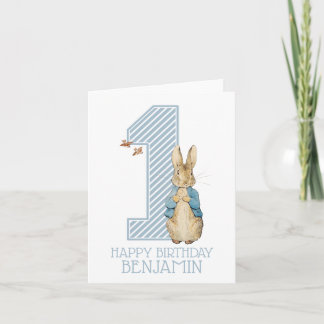 Peter Rabbit | First Birthday Card