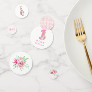 Peter Rabbit First Birthday Confetti