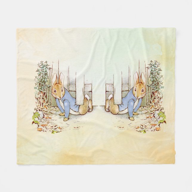 Peter Rabbit    Fleece Blanket (Front (Horizontal))