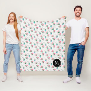 Peter Rabbit   Forget Me Not Floral Pattern Fleece Blanket