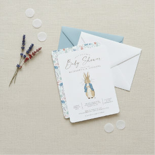 Peter Rabbit   Gender Neutral Baby Shower Invitation