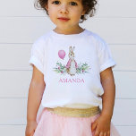 Peter Rabbit Girl Baby T-Shirt<br><div class="desc">Watercolor Peter Rabbit Girl's Baby T-Shirt. Matching items available.</div>
