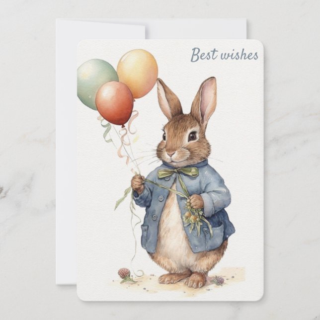 Peter Rabbit Greeting card (Front)