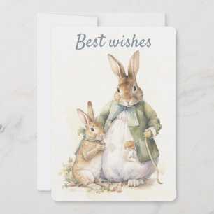 Peter Rabbit Greeting card