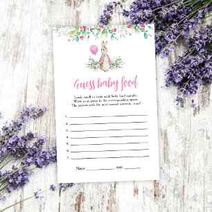 Peter Rabbit Guess baby food game