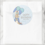 Peter Rabbit | Happy Birthday From Classic Round Sticker<br><div class="desc">Check out this super cute Peter Rabbit Happy Birthday sticker. Place it on any child's birthday gift and personalise with your name.</div>