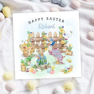 Peter Rabbit Happy Easter Holiday Card